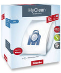 Allergy Relief XL GN Vacuum Dust Bags For Miele Cleaners Auto Seal Lock HEPA Filtration Traps Dust Pollen Dander Pet Hair Keeps Air Clean 8 Pack Replacement Bags For Complete C3 C2 Classic C1 S Series, box view