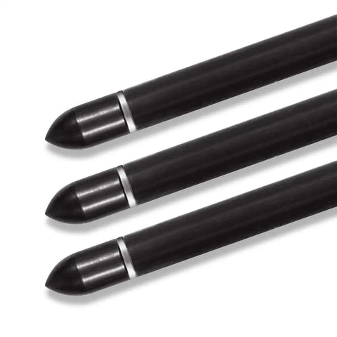 12 Pack 100 Grain Screw On Field Points For Archery Arrows Practice Bullet Tips For Crossbows And Compound Bows Black