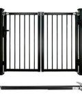 Outdoor Hydraulic Gate Closer Kit Six Pack TB200B Heavy Duty Gate Closer for Gates Weighing 60 to 140 Pounds shown with gate