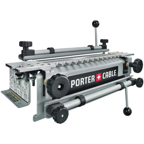 Dovetail Jig 12 Inch Kit With 4211 Template for Half Blind, Rabbeted Half Blind and Sliding Dovetails on workshop table