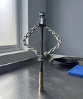 Heavy Duty Drain Cleaning Machine Head And Sewer Snake Cutter Auger Attachment Crafted From Rugged Manganese Steel with chain.