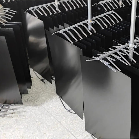 5052 Aluminum Sheet Black Anodized Flat Metal Plate 300x300mm Lightweight Durable For DIY Projects Crafting And Fabrication 1.5mm Thick