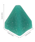 Three Usable Sides Triangular Resin Polishing Media Blocks For Metal Tumbling Machines Deburring And Finishing Supplies