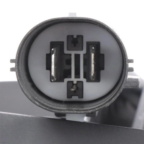 Premium Engine Cooling Fan Replacement For Chevy Bolt Euv And Bolt Ev 2017 To 2022 connector close-up view with pins.