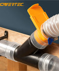 4 Inch Dust Collection Fittings Kit With Connectors Y Fittings 45 Degree Elbows Clog Resistant Blast Gates And 20 Keyed