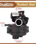 Carburetor Kit For 21465 20339 7.25 163cc 22In Recycler Lawn Mower Replacement Parts With Air Filter And Cover dimensions shown