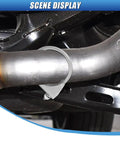 3 Inch U Bolt Exhaust Clamp For Pipes Heavy Duty Saddle Style Muffler Hanger Rustproof Galvanized Iron Clip on exhaust pipe