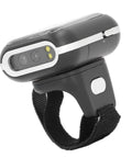 Finger Worn 2D Wireless Barcode Scanner Hands Free Reader for iOS with 500mAh Battery and 120000 Code Storage, side view