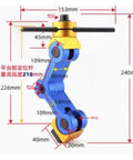 Badass Universal CNC Work Stop Positioner For Lathes And Milling Rigs And Slick Adjustable Angle Height Locator dimensions 240mm