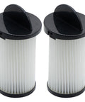 Two Pack HEPA Replacement Vacuum Pre Motor Filter For Real Fit Compatible With Eye Vac Series Home Pro Pet Air And Plus Also Compatible With NeoVac Elite Touchless Stationary Vacuum Compare To Part EV PMF side view.