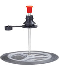 French Press Coffee Adapter Kit For 1.7-Liter Stove System with stainless disc and flexible gasket, close-up view