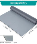 Ridiculously Durable Peel And Stick Waterproof Roofing Roll 39 X 32 Foot Self Adhesive Polyethylene showing product size and thickness details.