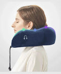 Memory Foam Travel Neck Pillow With Compact U Shaped Design, Easy To Carry Bag, Washable Cover, And Adjustable Size