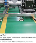 Heavy Duty Leveling Screw Leg With 3.94 Inch Diameter Base, 150 Millimeters Long, Adjustable Leveling Feet M30 Thread in use on machinery
