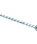 Hex Lag Screws 5/16 In X 5 In Prime-Line A307 Grade A Zinc Plated Steel Heavy Duty Wood Screws with hex bolt head and deep threads