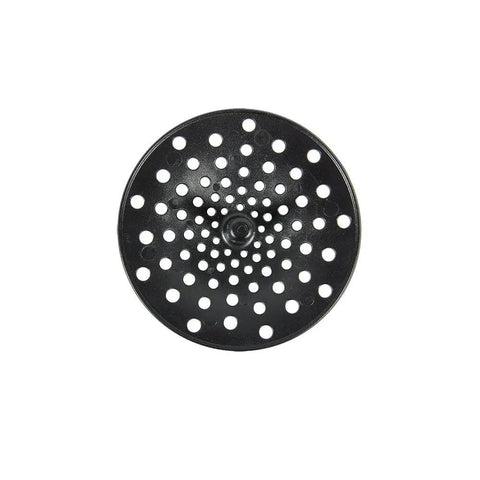 Black Kitchen Sink Drain Strainer For Garbage Disposal Universal Fit Keeps Food And Silverware Out Low Profile Concave Design Easy Install