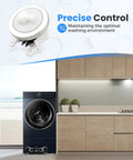Plug And Play Washing Machine Water Level Sensor Replacement For Midea And LittleSwan displayed with kitchen and washing machine setup