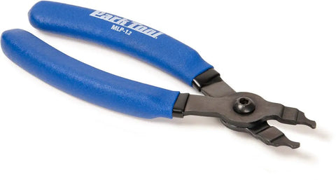 Master Link Pliers MLP 1.2 for Bicycle Chains, blue handle, ideal for Shimano and non-Shimano chain maintenance, easy use tool.
