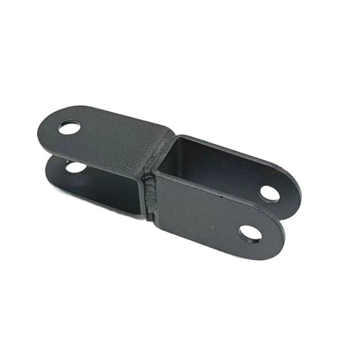 Double Pulley Wheel Bracket For Home Gym Pull Down Attachment Roller Pulley Rack Cross U Shaped DIY Fitness Gear Easy Install Lightweight Metal Frame For Smooth Cable Movements And Strength Training, black metal bracket