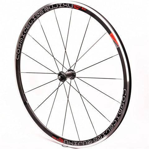700C Road Bike Wheelset With 30mm Aluminum Rim, Quick Release Front 100mm Rear 130mm, V Brake Caliper Compatible, Black