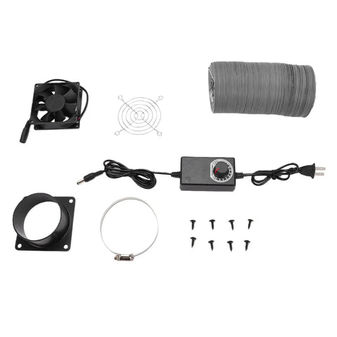 Kickass 3D Printer Ventilation Kit With Adjustable Exhaust Fan And Magnet Mount Activated Carbon Filter For Slick Enclosure Smoke Removal And Steady Airflow Control To Keep Your Workspace Clean And Safe During Heavy Print Sessions