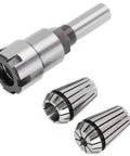 High Performance 3Pcs Collet Chuck Set Milling Cutter Holder CNC Lathe Tool Durable High Speed Steel for precision machining