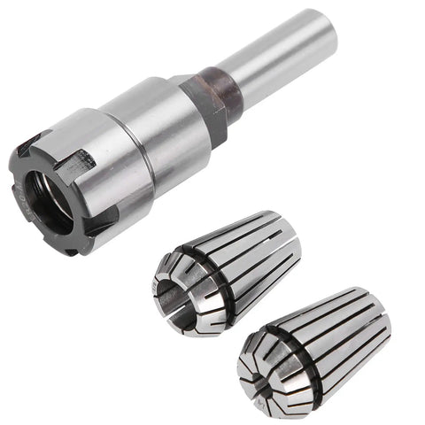 High Performance 3Pcs Collet Chuck Set Milling Cutter Holder CNC Lathe Tool Durable High Speed Steel for precision machining