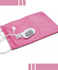 Top Shelf Peach Pink Flannel Heating Pad Replacement Cover For 12X24 Inch Electric Heat Packs with control cord.