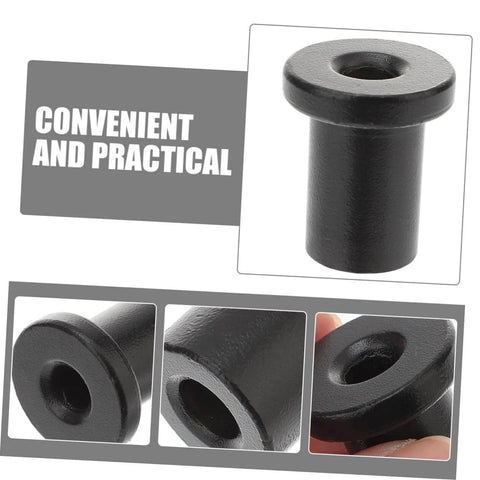 Barn Door Track Connector Accessory With Easy Install DIY Friendly Includes Pipe Clamp And Screws Carbon Steel Sliding Door Stopper Kit
