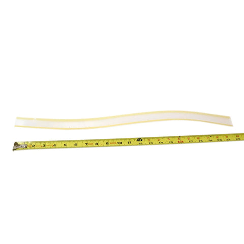 Dishwasher Door Seal Replacement 5304500204 Genuine OEM Black Gasket shown with tape measure for size reference, DIY friendly and durable.
