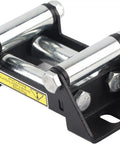 Winch Roller Fairlead 5 Inch Heavy Duty With 125mm Bolt Pattern Bolt On Ready For ATV UTV Truck And Boat Winches Fits Most Models Without Drilling Rugged Trailer Winch Replacement Part, zinc-coated iron