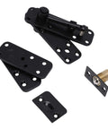 Concealed Pivot Door Hinge Set 570Lb Load Bearing 360 Degree Silent Rotation stainless steel hardware with screws and ball joint