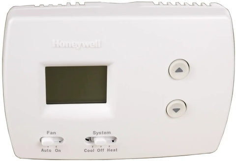 Non Programmable Digital Thermostat With Backlit Display Two H 1 C Pro 3000 Model TH3210D1004 US Made For Precise No Frills Home Comfort Easy Setup Shows Current And Set Temperatures At A Glance