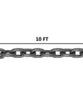 10 ft alloy steel chain sling with heavy-duty links for lifting engines