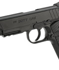 Duty One Non-Blowback CO2 4.5mm BB Pistol Black with Licensed STI Trademarks and Metal Top, Side View