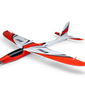 ElectroStreak 1.1m RC Airplane BNF Basic Ready To Fly, Crazy Fast Sport Model With 3S And 4S Power, white and red design