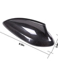 Black Real Carbon Fiber Antenna Cap Cover For BMW F30 F22 F32 F36 F80 F82 M3 M4 2013-2018 Direct Stick On Easy Install