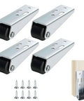 Rock Solid Vertical Track Roller Wheels For Sliding Barn Doors Featuring Quiet Rubber Casters And Reinforced Bearings For Smooth Cabinet Glide And Easy Furniture Moves Around Town, set of four with screws.