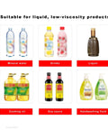 Top Shelf Double Head Pneumatic Piston Bottle Filler Built Tough Stainless Steel Liquid Dispenser for low-viscosity liquids.