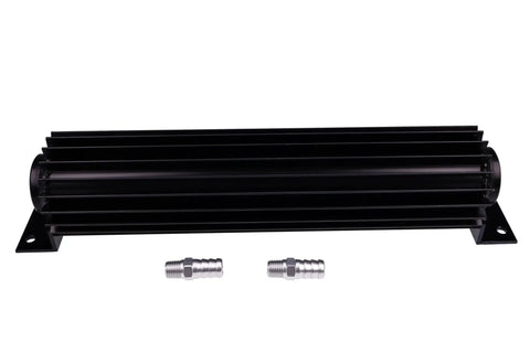 12 Inch Dual Pass Aluminum Transmission Cooler With One Quarter Inch NPT Fittings Universal Fit For C4 C6 700R4 4L60E 727 Transmission