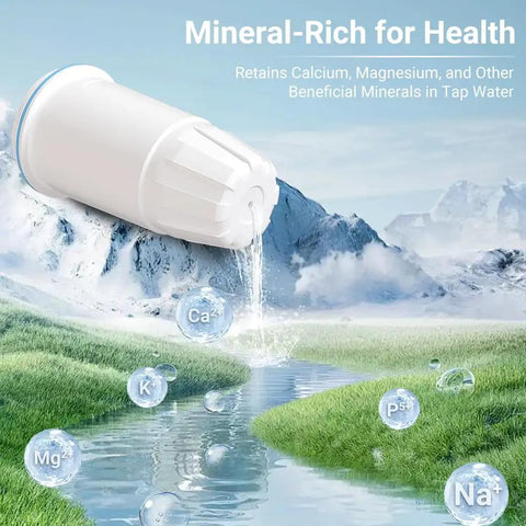 Replacement Water Filter Pack Of 6 For Pitcher And Dispenser Models ZR 001 ZR 017 ZR 004 ZP 006 ZD 013 ZS 008 with mineral benefits