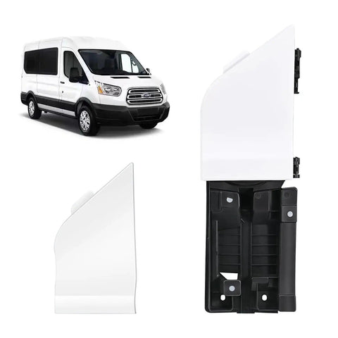 Ford Transit Fuel Door Replacement For 2015-2023 Transit Vans 150 250 350 HD Gas Engine Only Not For Diesel Gas Filler Pocket Housing Hinged Door Easy Install CK4Z-5427936-A CK4Z-5427936-F