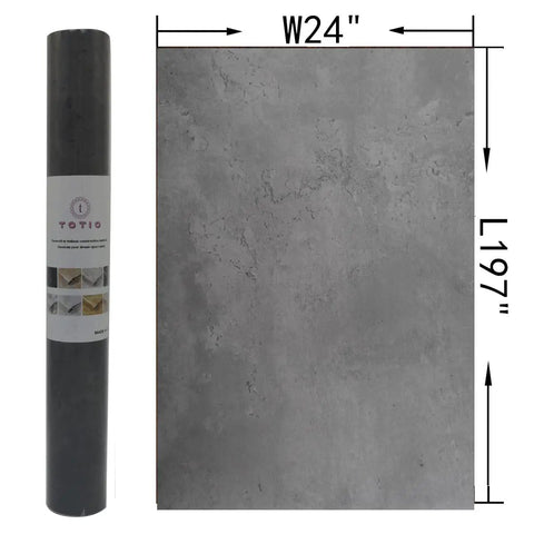 Dark Gray Concrete Texture Contact Paper Thick Matte Vinyl Wallpaper Peel And Stick For Countertops Walls Backsplashes Cabinets