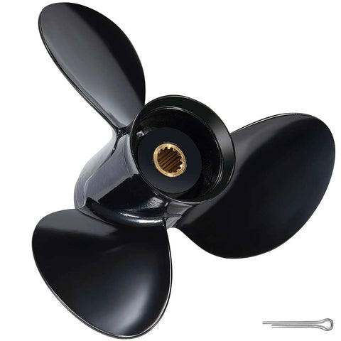 Right Hand Aluminum Boat Propeller 11 Eighth Inch Diameter 14 Pitch For BRP Johnson Evinrude OMC Stern Drive 40 50HP With 13 Spline