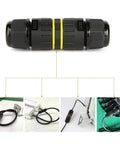Image of a Three Pole Waterproof IP68 External Junction Box with M20 Cable Gland for 5 to 12mm wires displayed in various connections.
