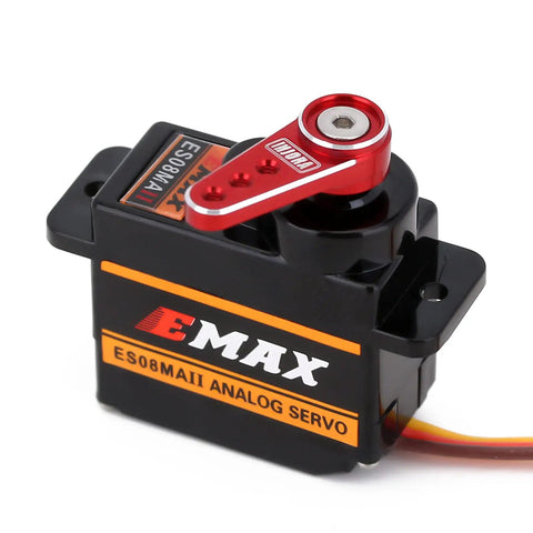 Mini Servo Horn Upgrade Kit For ES08MA II Servo Two Pack Aluminum Alloy With Screws Black And Red For SCX24 And Other RC Cars