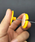 Hand assembling component from DIY Friendly Rectangular Mini Electric Motor Kit 1.5 to 3V 24000 RPM DC Motor with 84 Plastic Gears