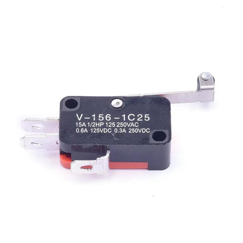 Six Pack Micro Limit Switch V-156-1C25 Long Hinge Roller Momentary SPDT Snap Action For Arduino Projects and DIY Control Circuits