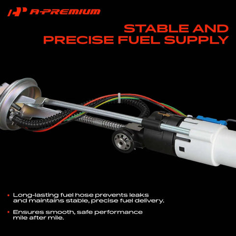 Built Tough Heavy Duty Electric Fuel Pump Module Assembly For Can Am Outlander 1000 650 800 Max 2012 2023 detailed view with wiring.