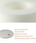 APEX DuoClean Vacuum Brush Roll And Filter Kit Replacement with 60 PPI foam filter and ultra-thick felt filter details